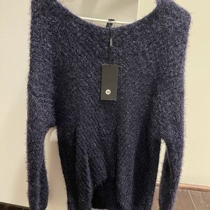 NWT Italian Sweater Dark Blue Medium